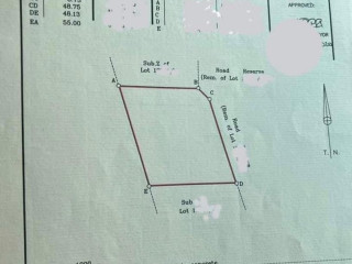 50*50 Plot for Sale in Chalala Apex Area with Cottage