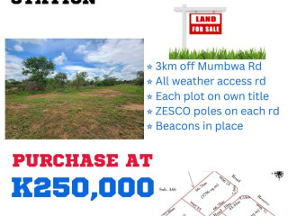 1 Acre Plots For Sale Off Lusaka West