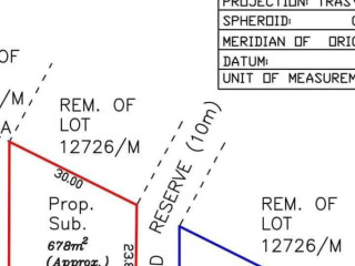 45m by 23m Plot For Sale In Lilayi