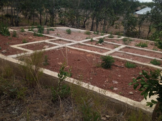 Incomplete 2 bedrooms house within a wall fence in Chinsali, Zambia.